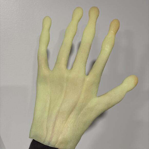 Vintage Easter Unlimited Glow in Dark Alien Monster Hands Gloves Halloween - Picture 5 of 12